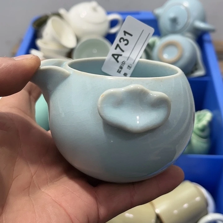 茶具默认微瑕瓷器、茶具、壶、摆件，介意勿拍