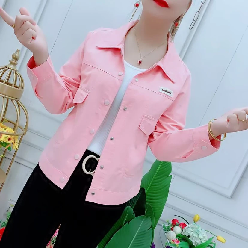 POLO领短款小外套女春季2025新款修身显瘦韩版休闲工装夹克上衣女
