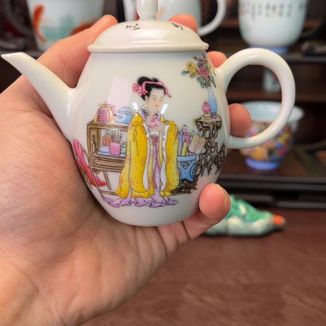 杯子陶景德镇陶东方陶瓷杯子壶盖碗