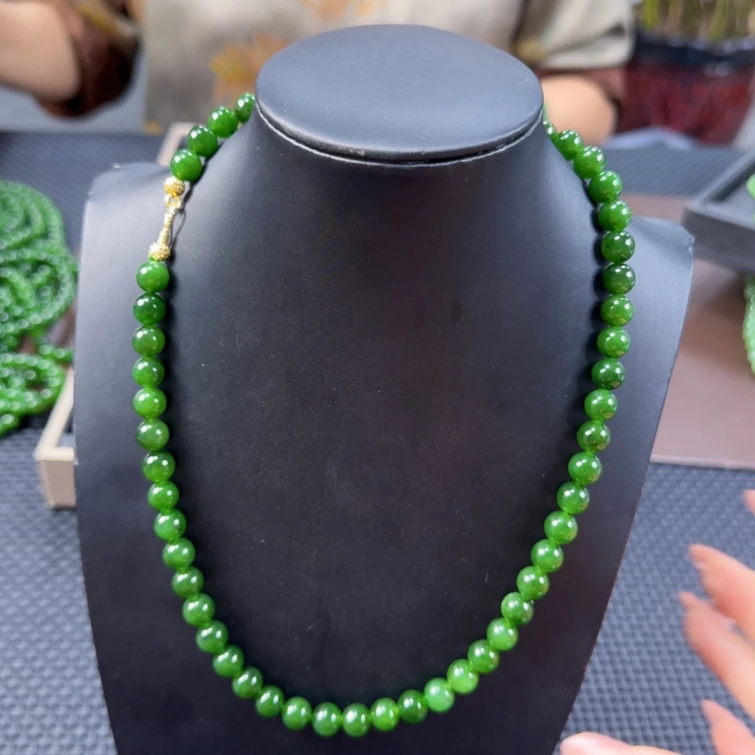 和田玉（碧玉）未镶嵌颈饰卡8