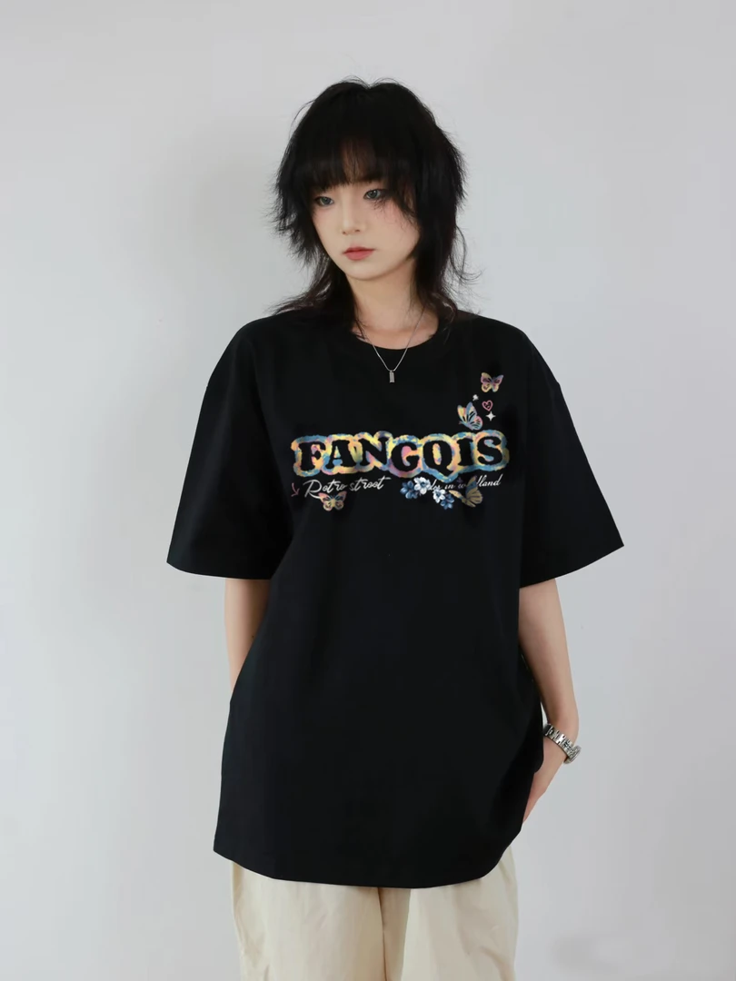 潮牌OFQ轻奢小众纯棉短袖库存专拍(252-302）