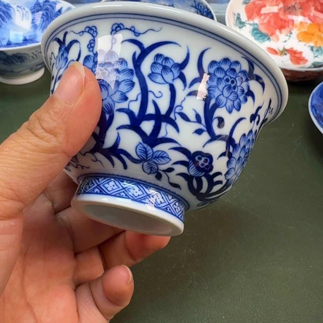 陶景德镇纯手绘茶具圆圆275