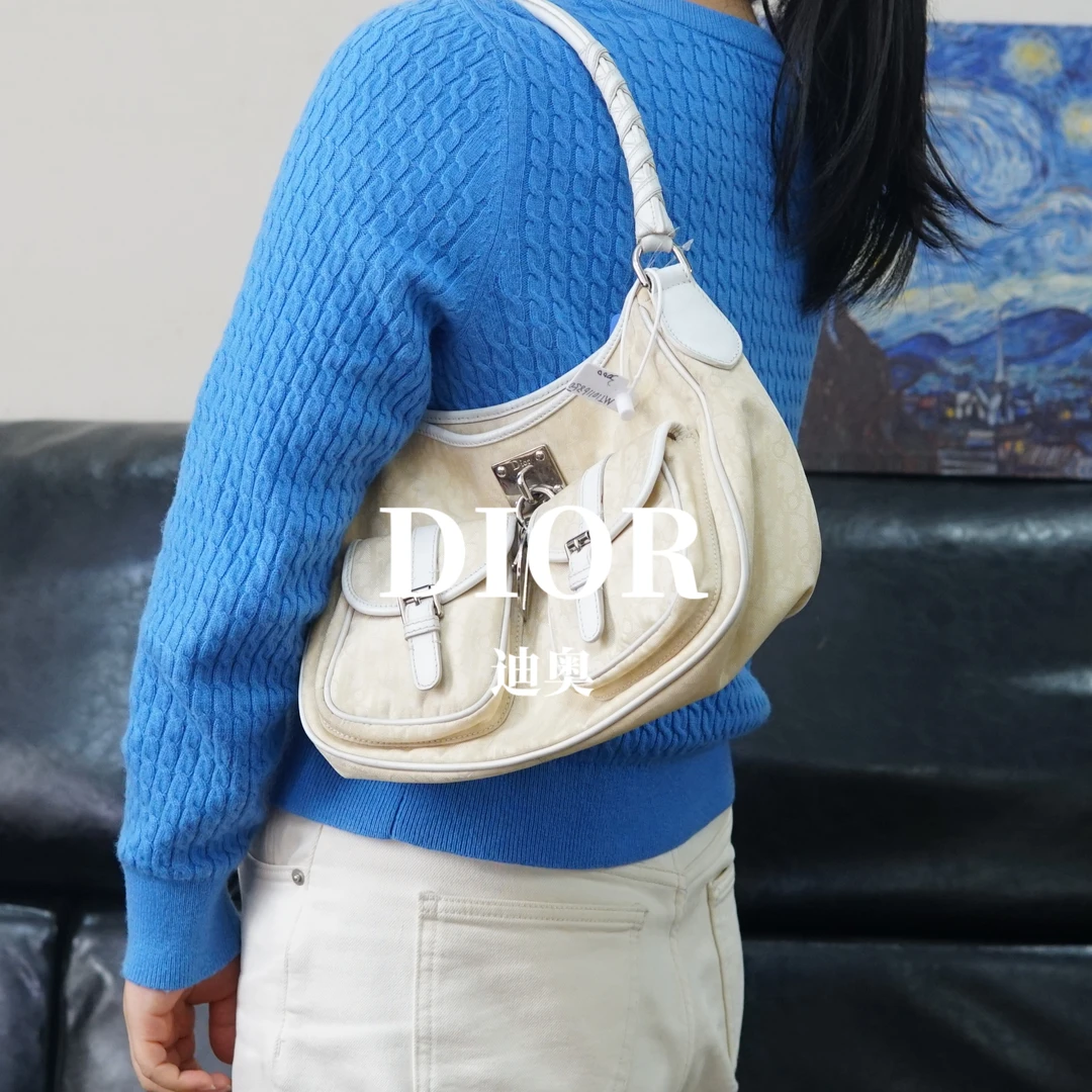 95新 DIOR/迪奥 拼皮单肩包/MT10116850/6850