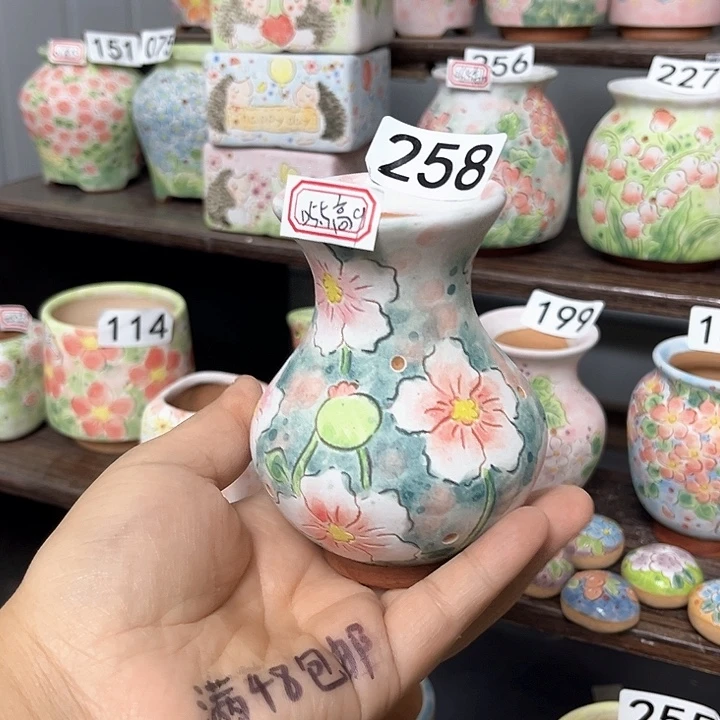 手工制作多肉花盆