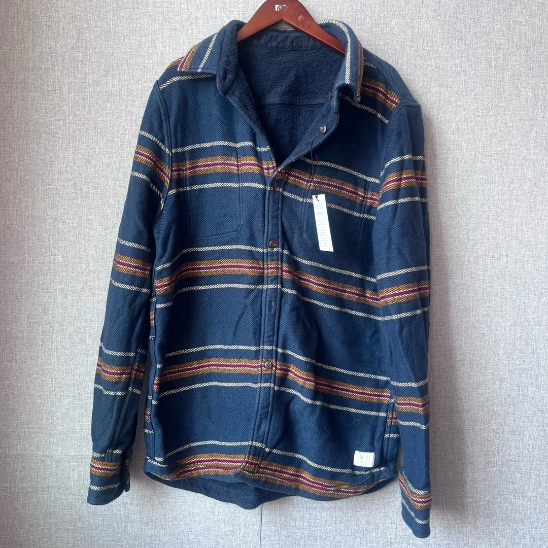 S码 vans 舒适自然休闲长袖衬衫 男款 kkmlkz