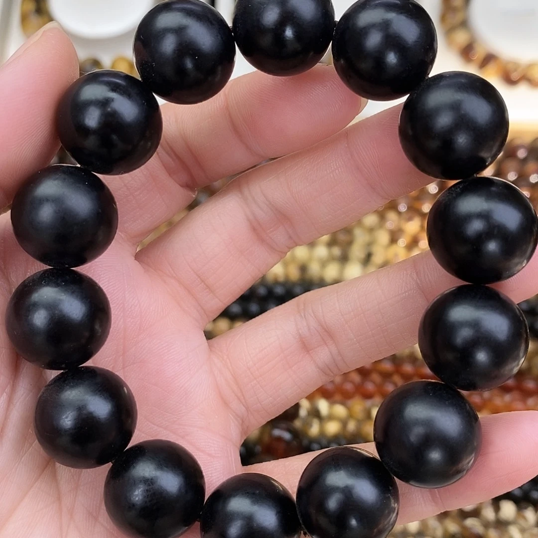 红***龙琥珀未镶嵌裸石煤精16