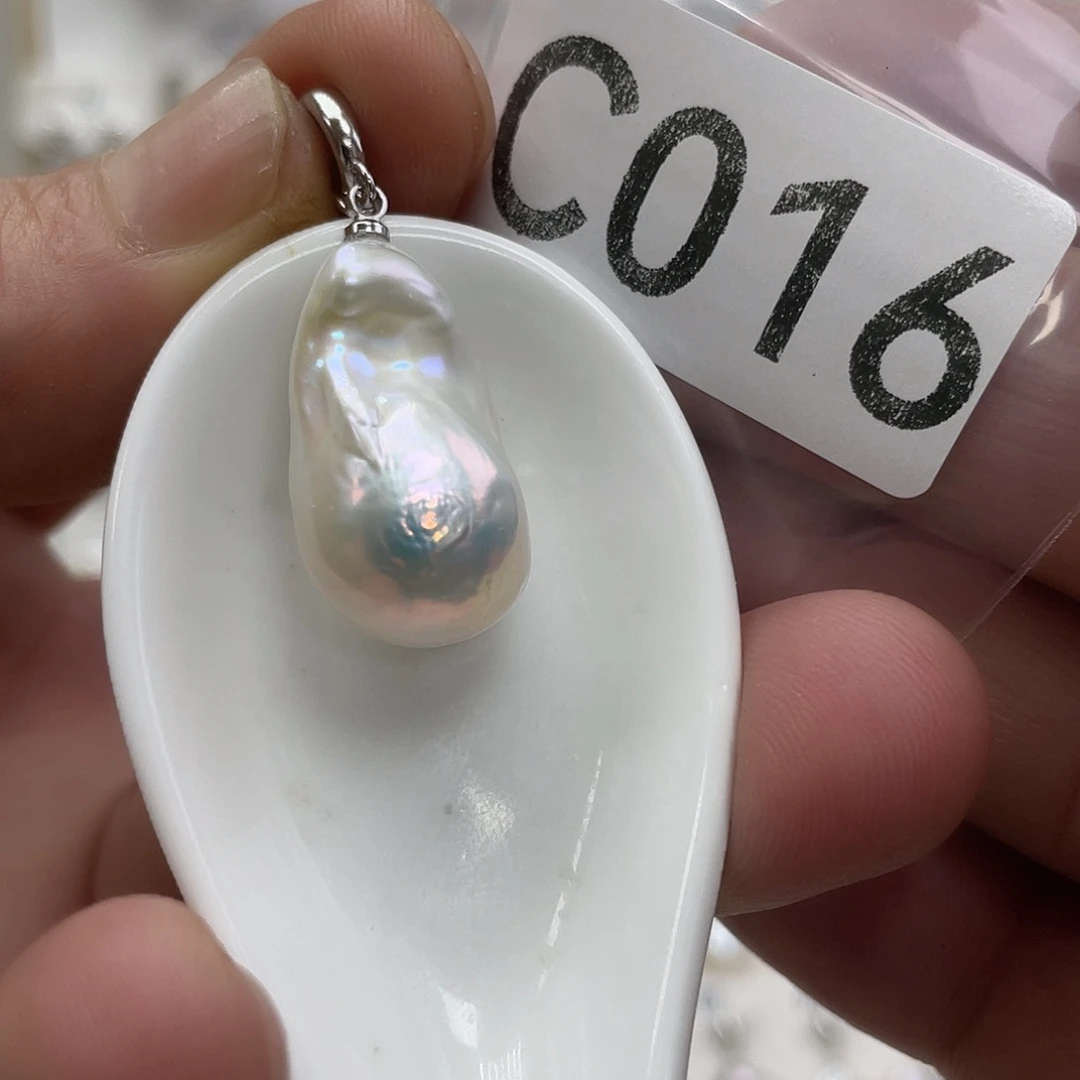 淡水珍珠颈饰银S925镶嵌