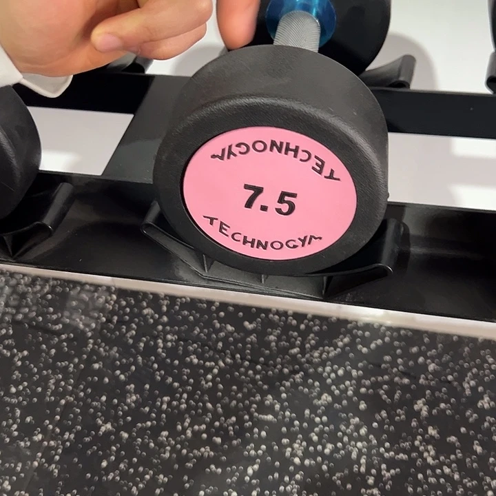 全新纯钢泰诺哑铃7.5公斤一对