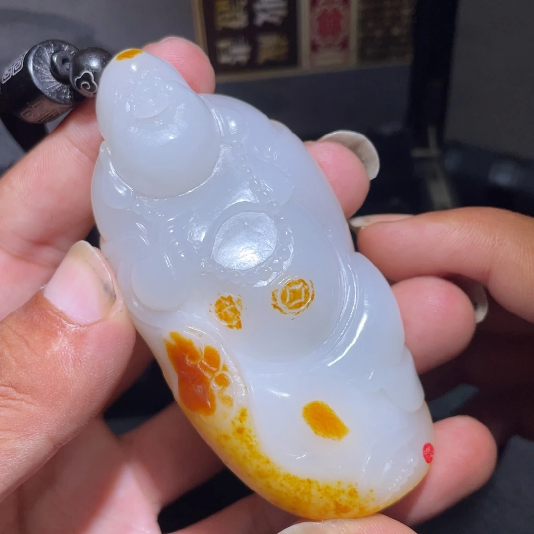 和田玉未镶嵌颈饰D2