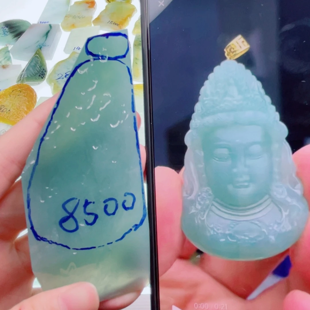 定制翡翠未镶嵌包工