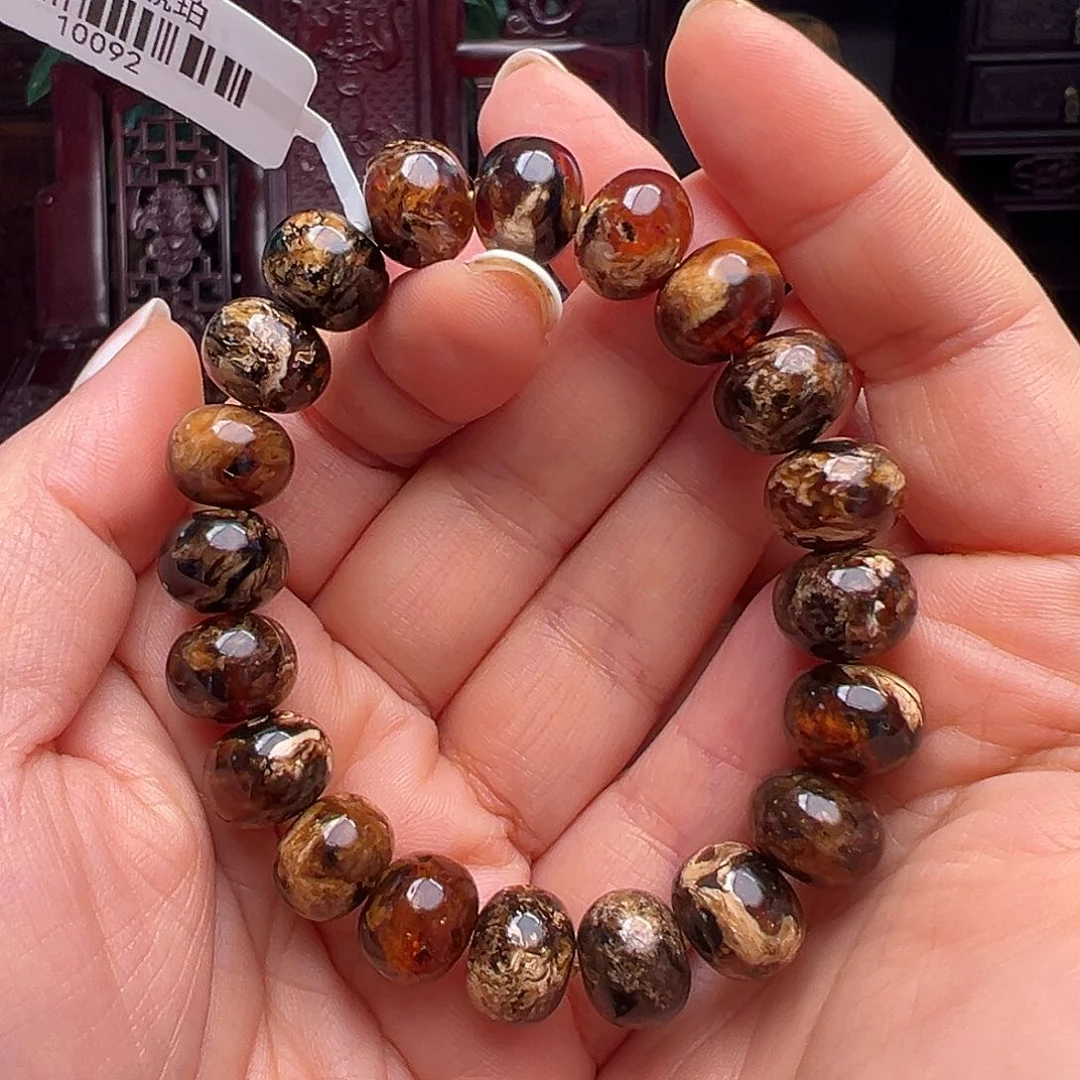 琥珀裸石未镶嵌抚顺琥珀10092。12m m