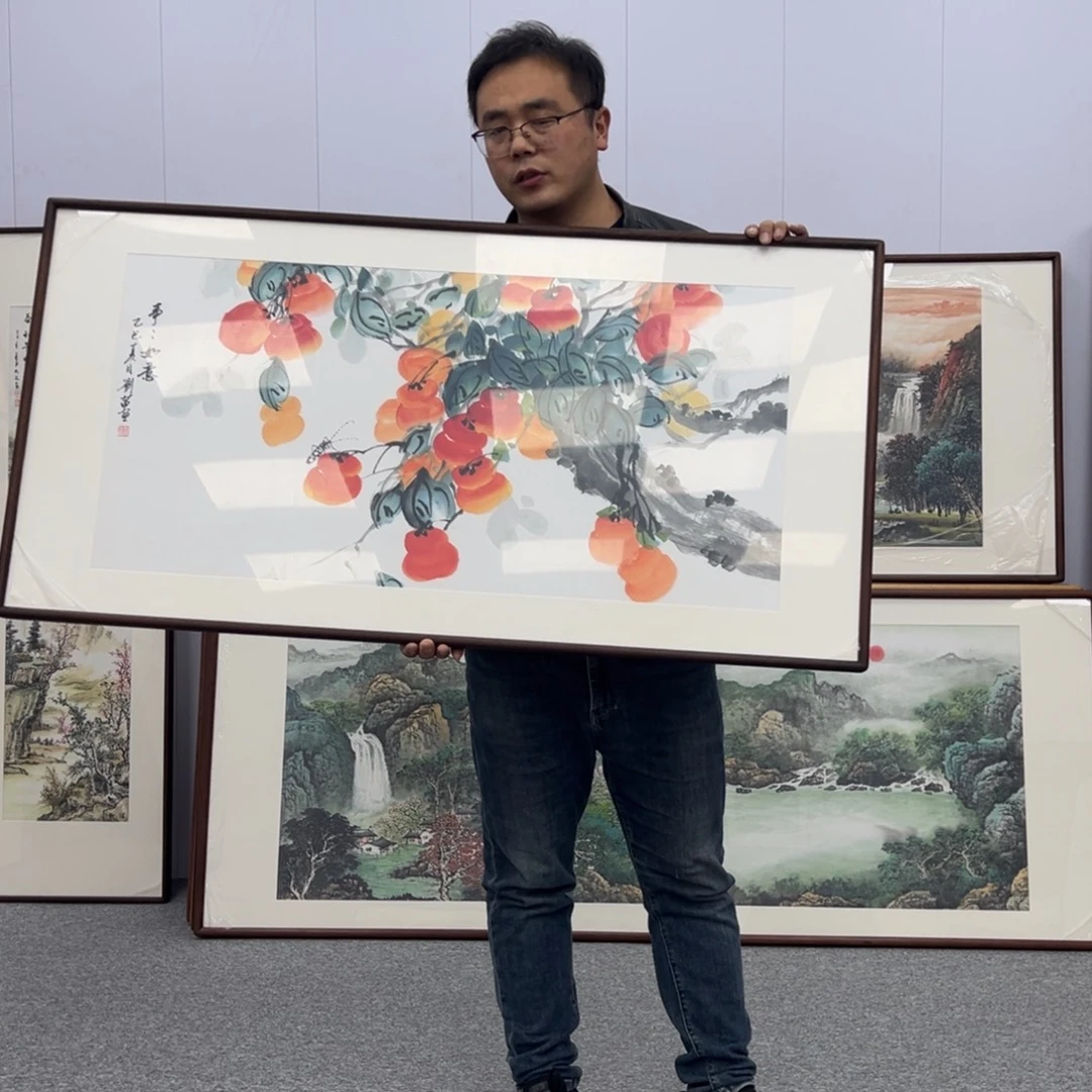 国画国画作品展览120*60