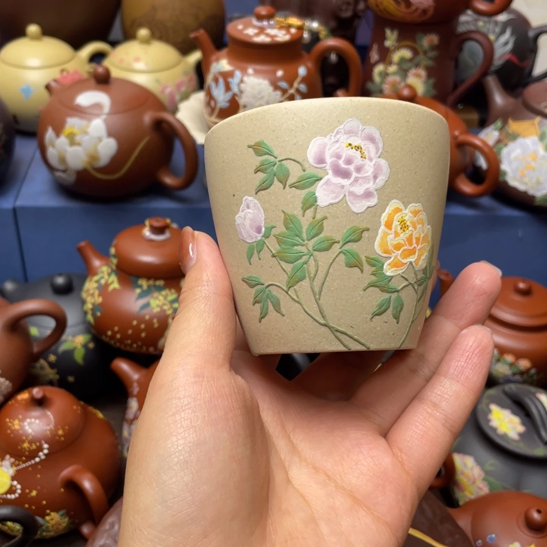 紫砂茶杯紫砂主人杯150cc