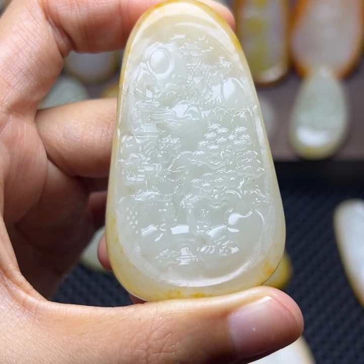 一***好颈饰未镶嵌和田玉