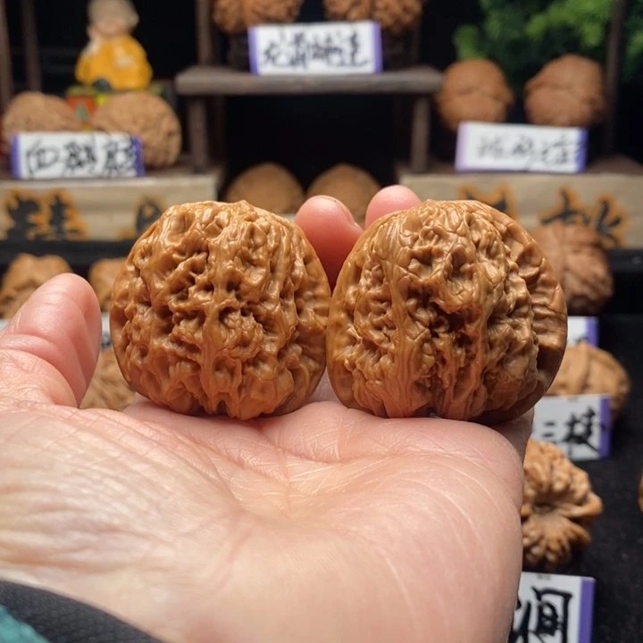 文玩核桃把件好*鱼将军膀