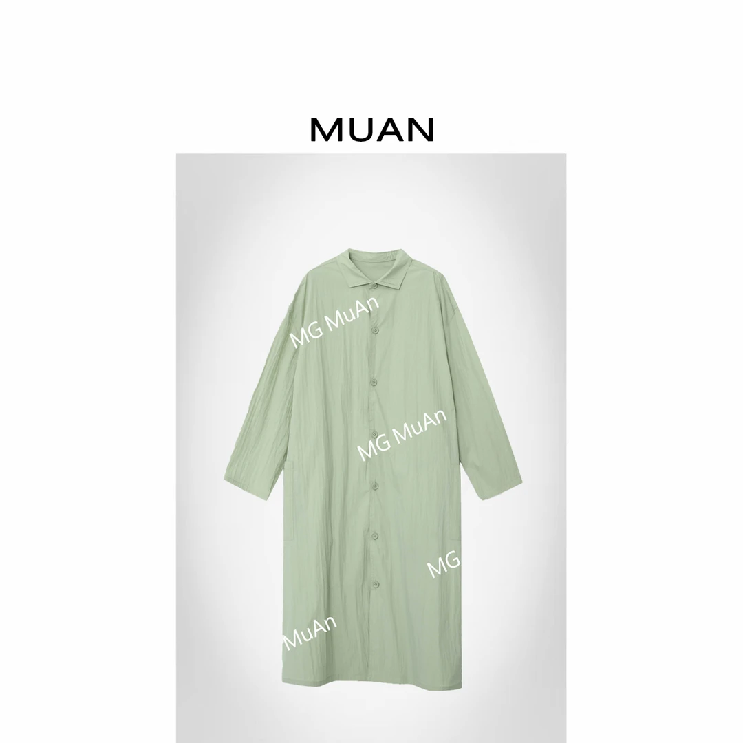 木岸MUAN：《清风风衣》“清风系列”定制风衣外套上衣女DG3-8894-1