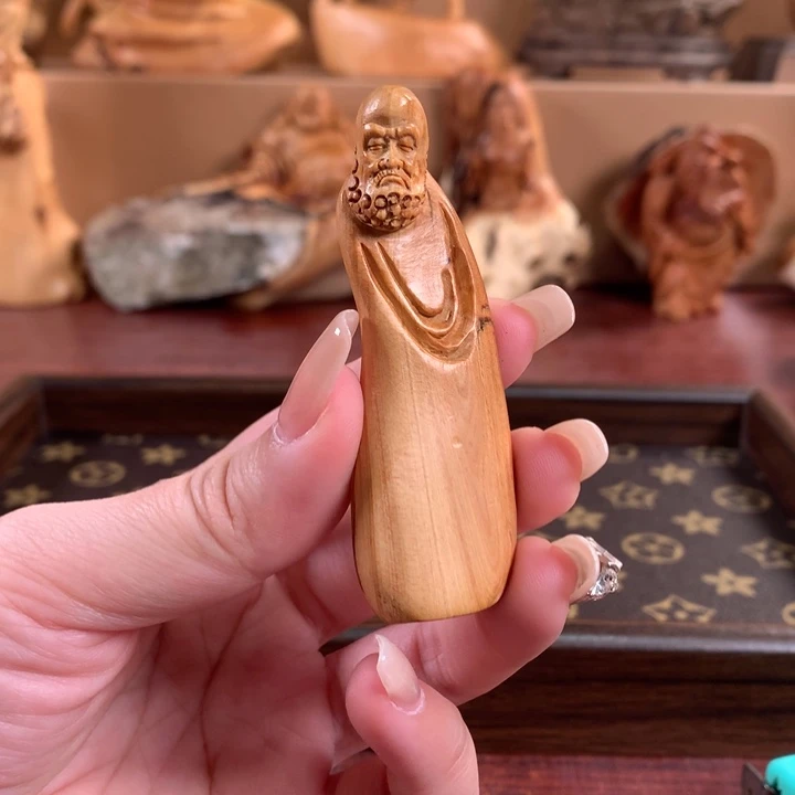 柏木（崖柏）根雕手把件