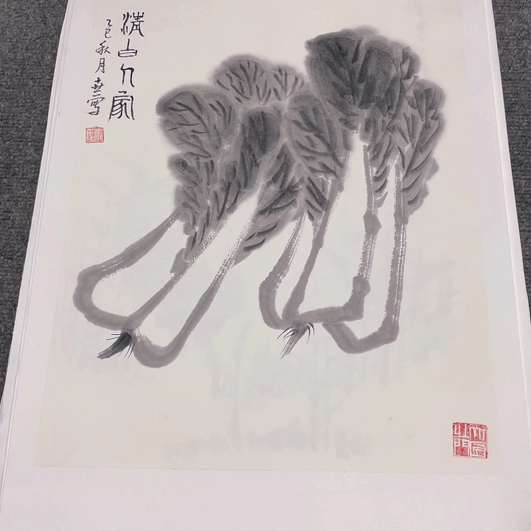 国画1.4平尺纯手绘国画作品