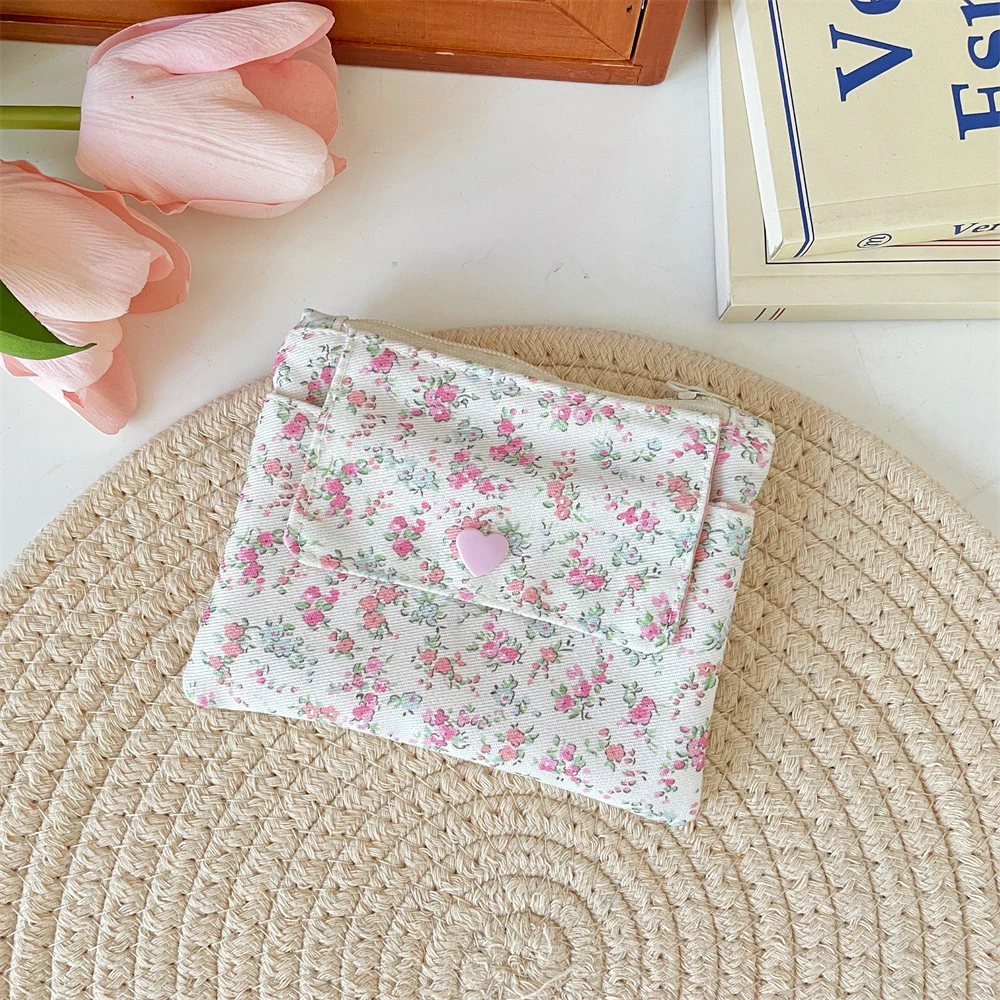 韩国ins风碎花零钱包 09616