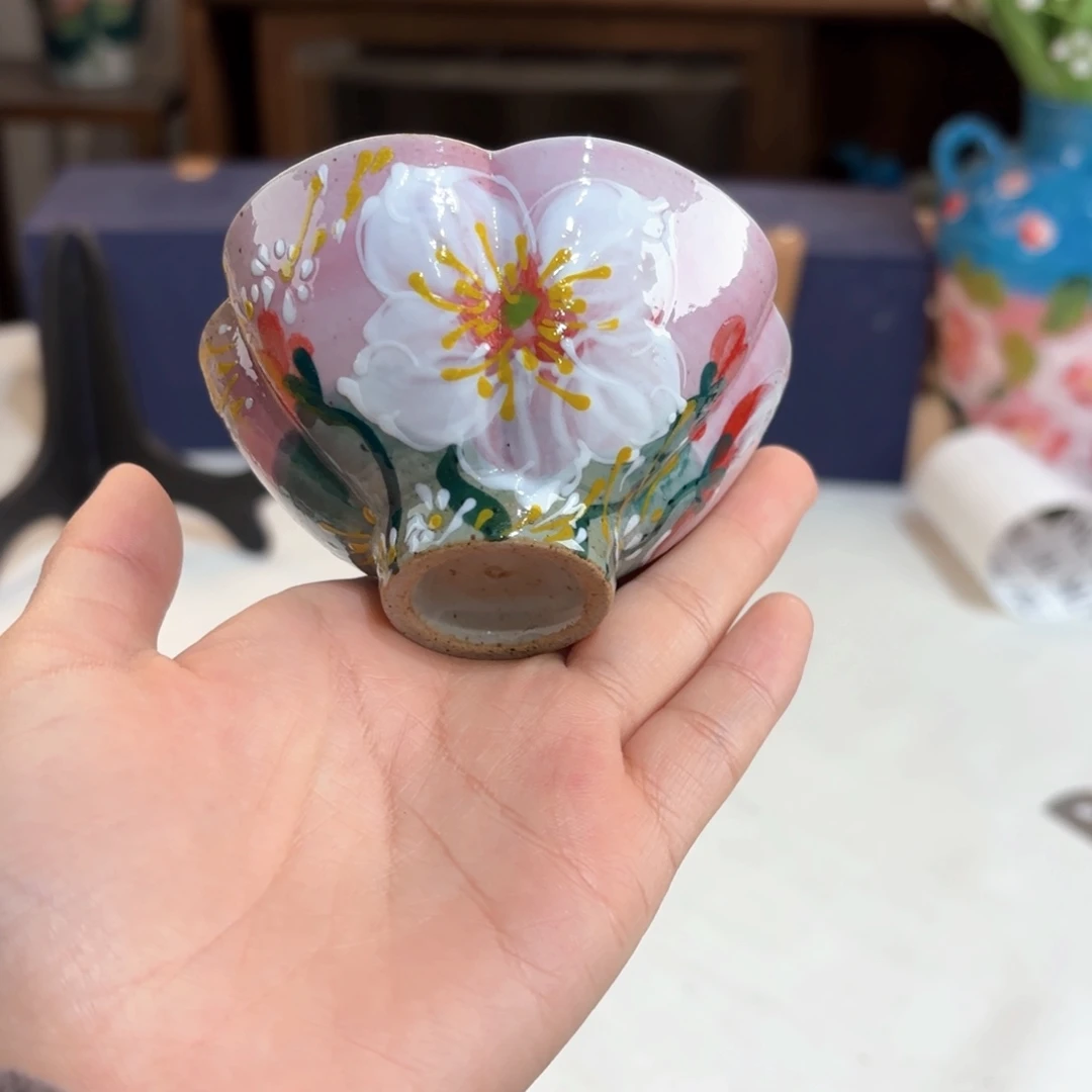 景德镇手绘高温釉下彩陶瓷茶具