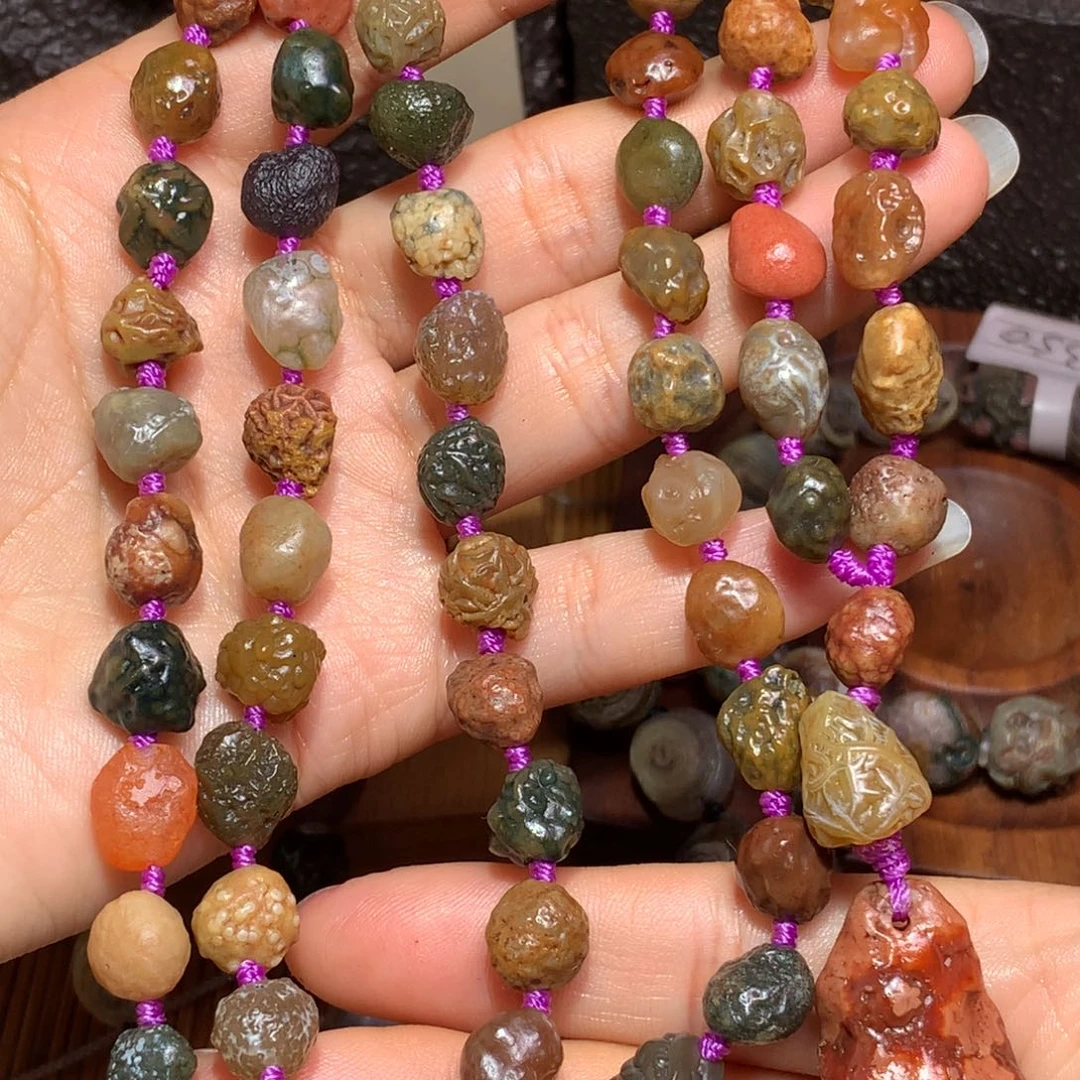 未镶嵌玛瑙/玉髓珠宝半成品