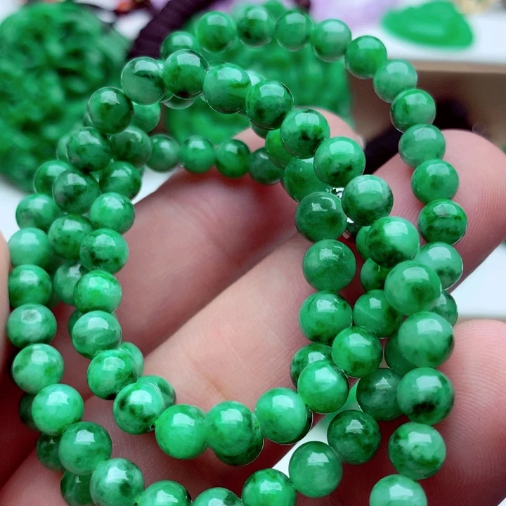 翡翠未镶嵌毛衣链