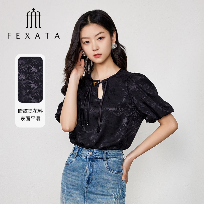 【媛媛女王严选】FEXATA斐格思上衣女国潮改良禅意新中式盘扣国风小
