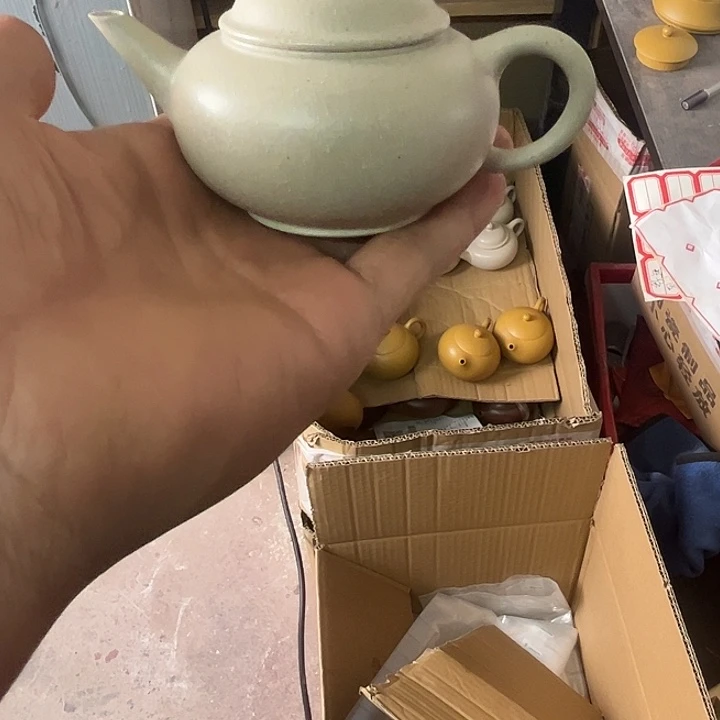 紫砂茶壶微瑕品处理退货不包邮白玉段水平