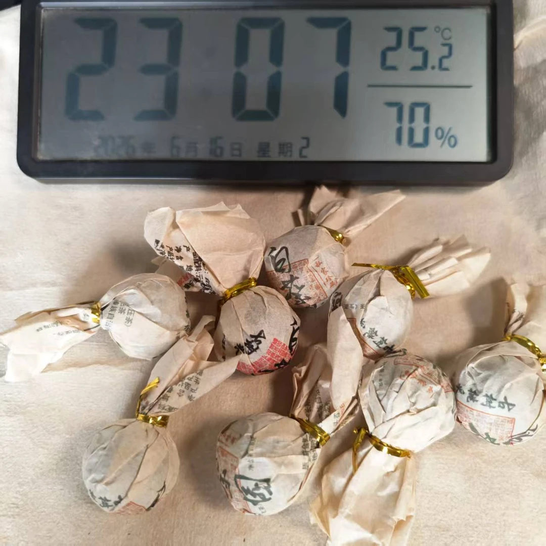 【060】2024年白茶园龙珠.生茶.8克/颗 -6月16日普洱茶