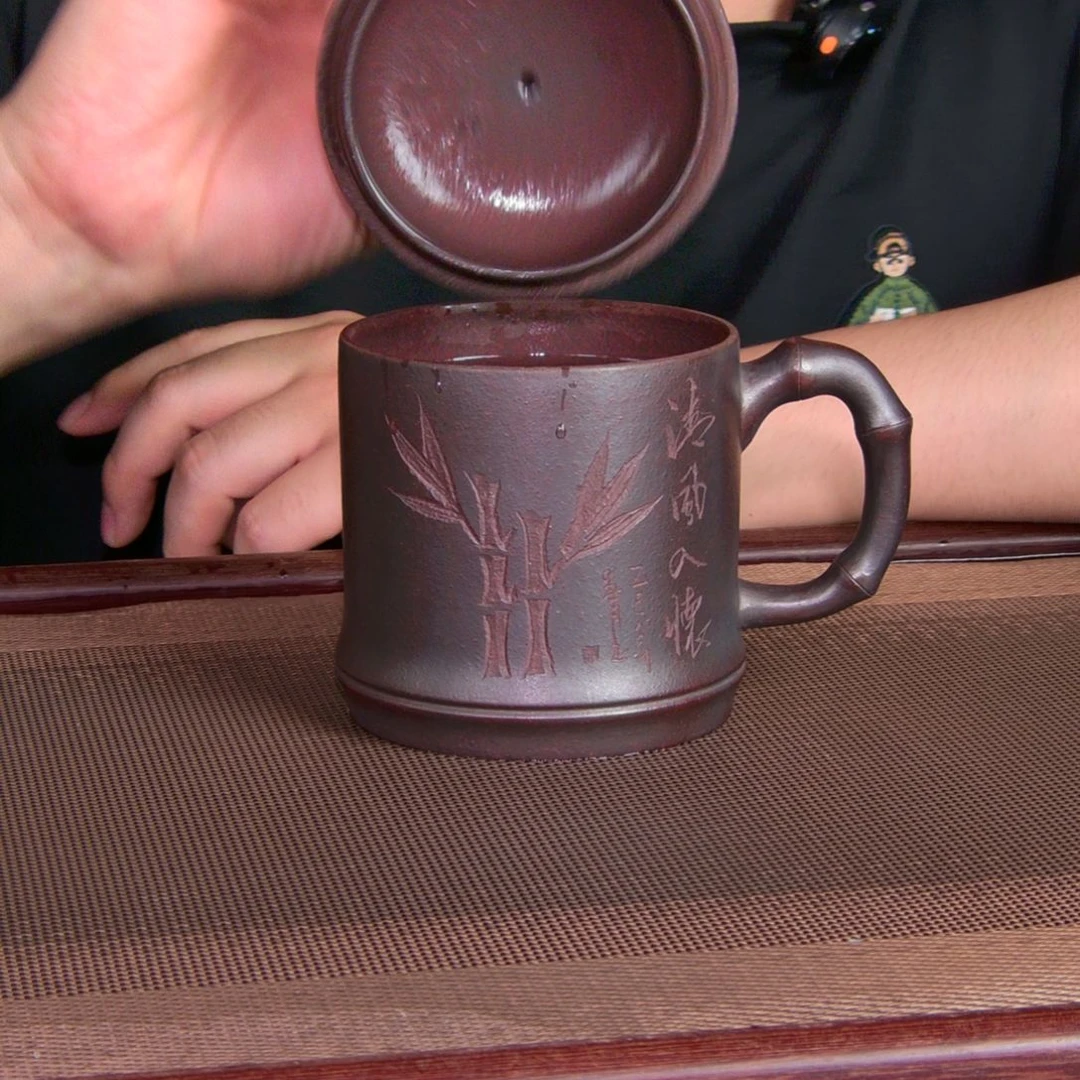 茶杯紫砂高货放漏