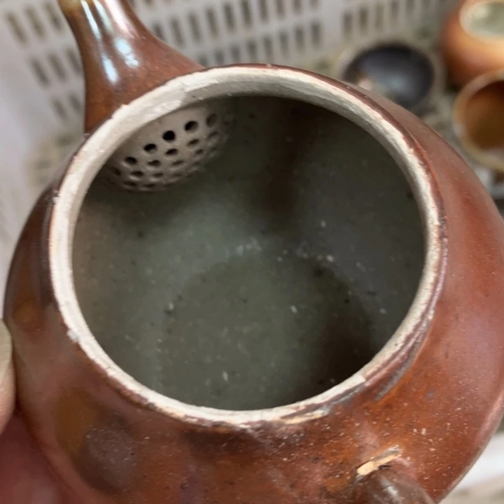 柴烧杯子与宝瓶大放漏