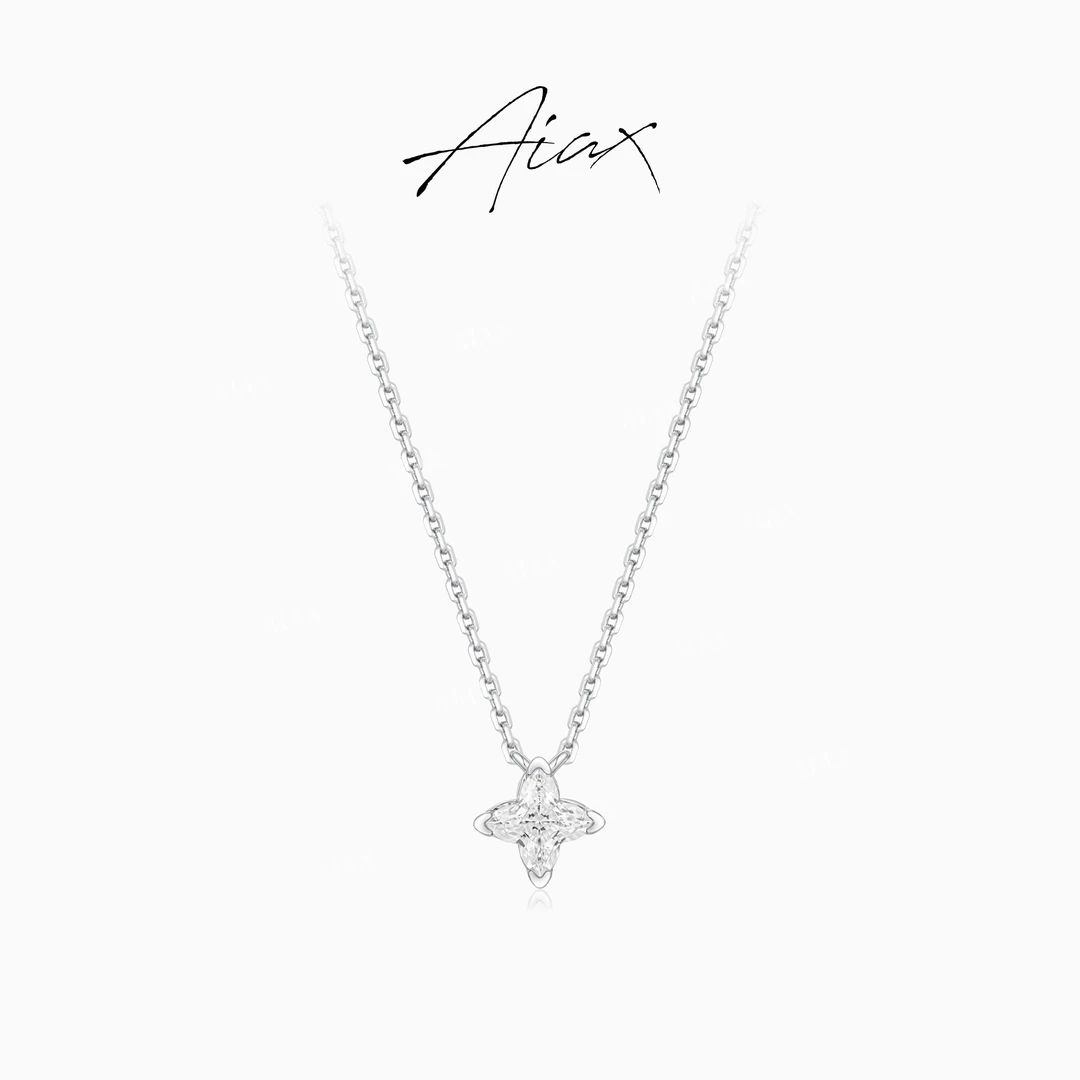 AIAX【老花星星】双十一小众百搭高级感轻奢风四叶项链TSJ7776