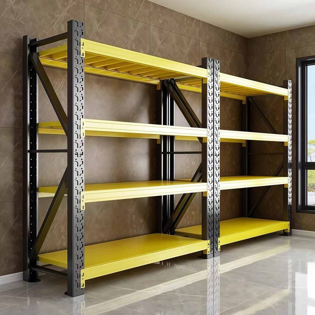 仓储货架置物架多层超市零食储物架快递架地下室置物架多层收纳架