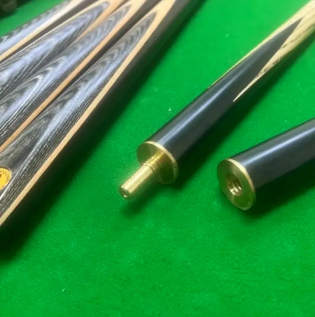 【墨羽】加重款小头台球杆高级白蜡木3/4分体杆花式九球中式桌球杆