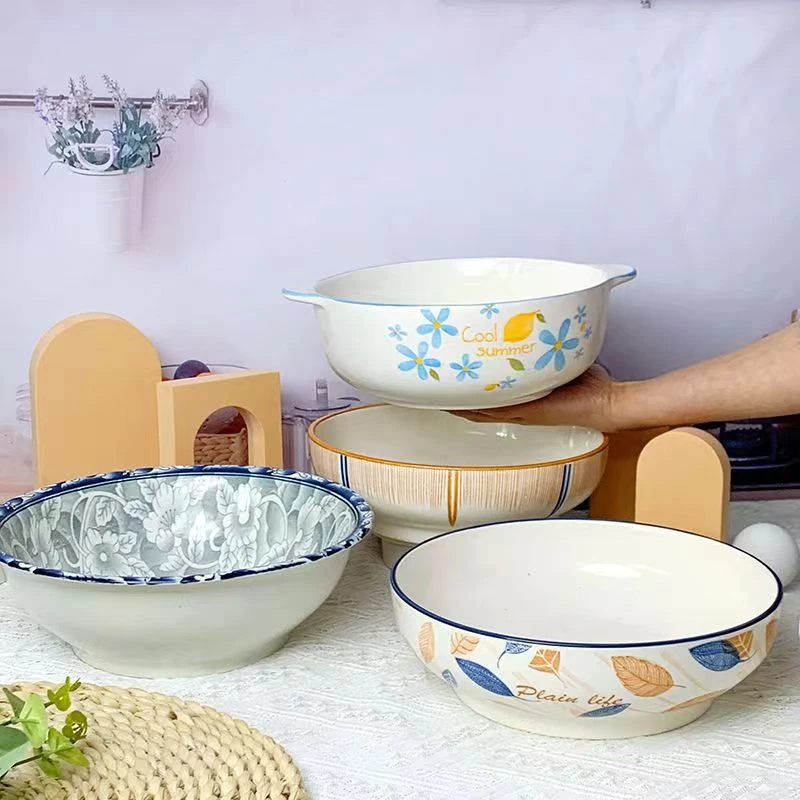 【13号链接】8-12英寸大汤碗陶瓷大号汤碗饭店专用大汤碗商用餐具