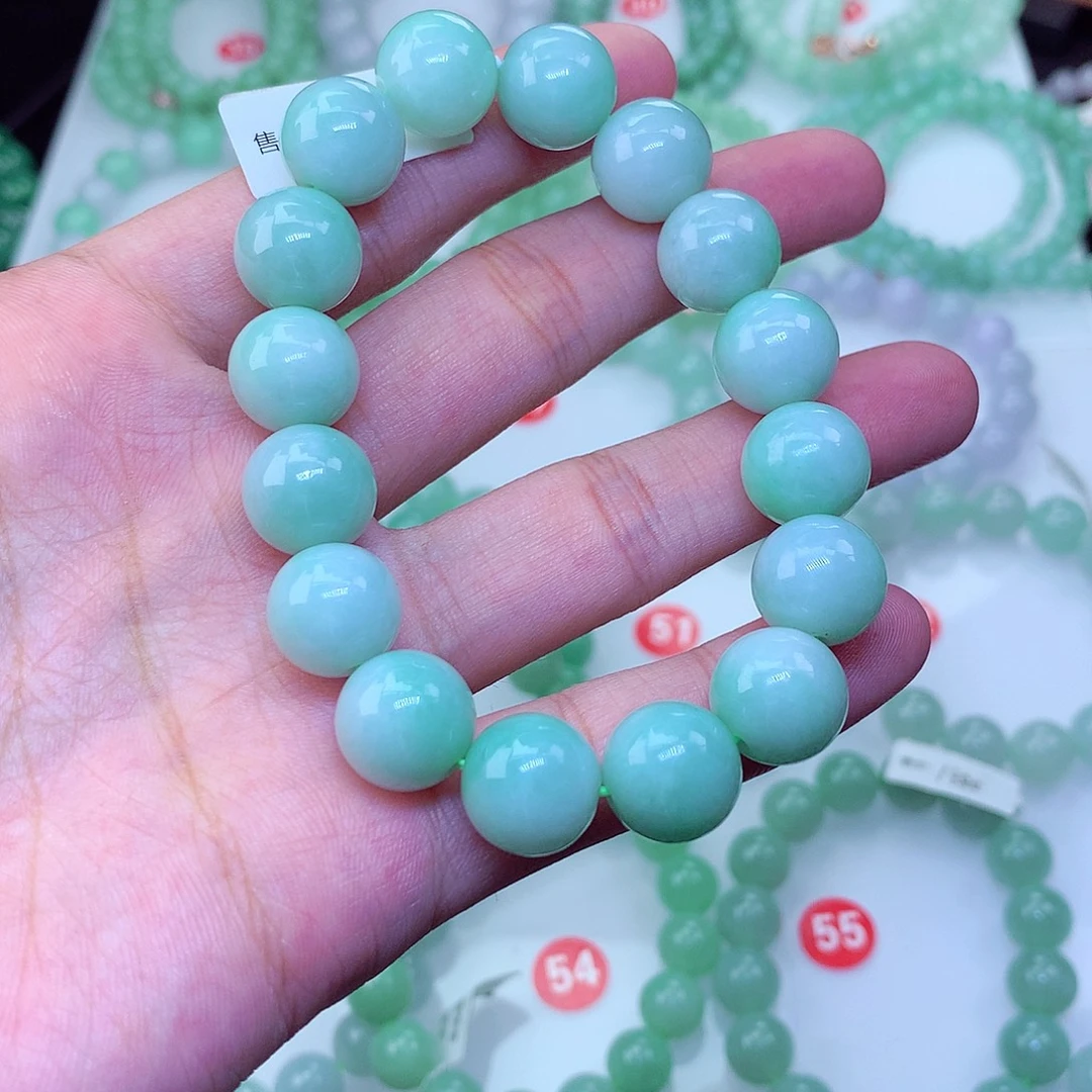 翡翠未镶嵌毛衣链