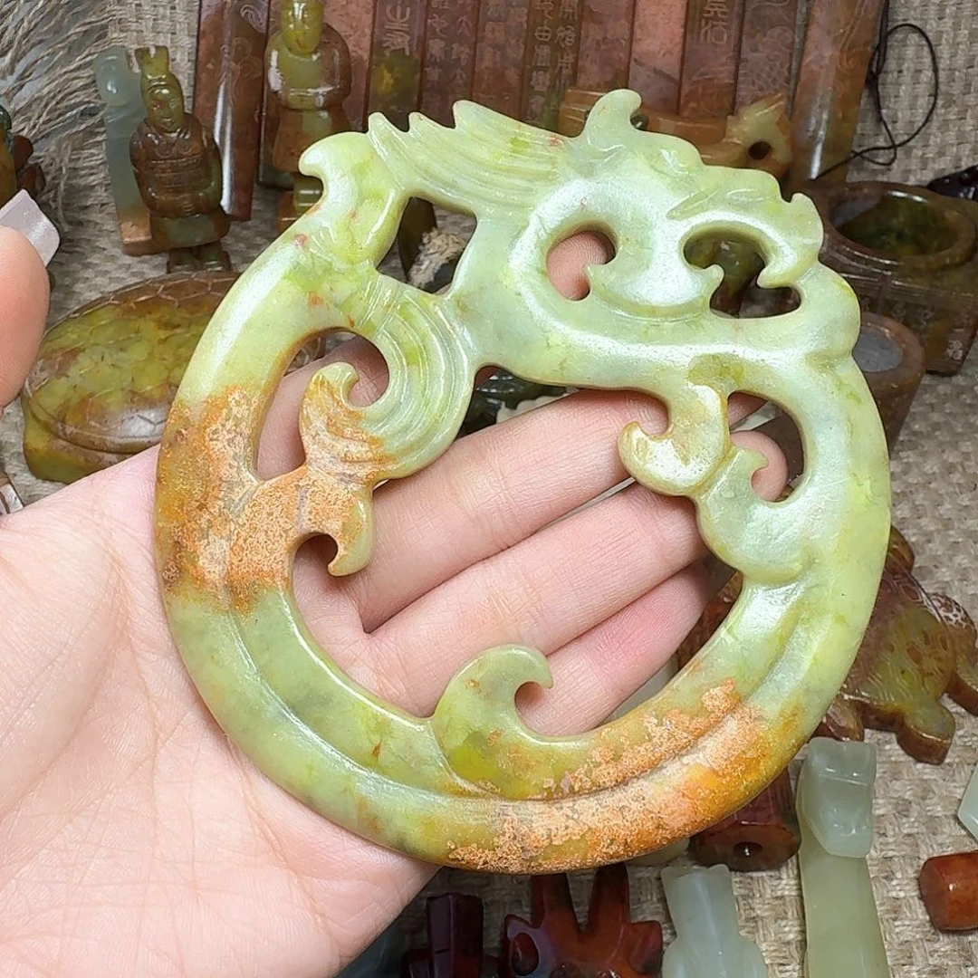 白玉菩提吊坠挂件