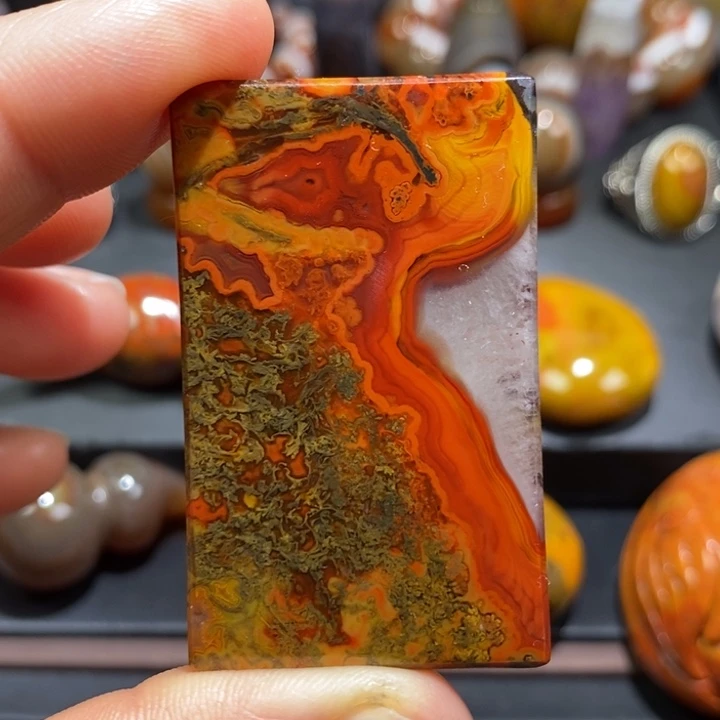 玛瑙/玉髓未镶嵌挂件