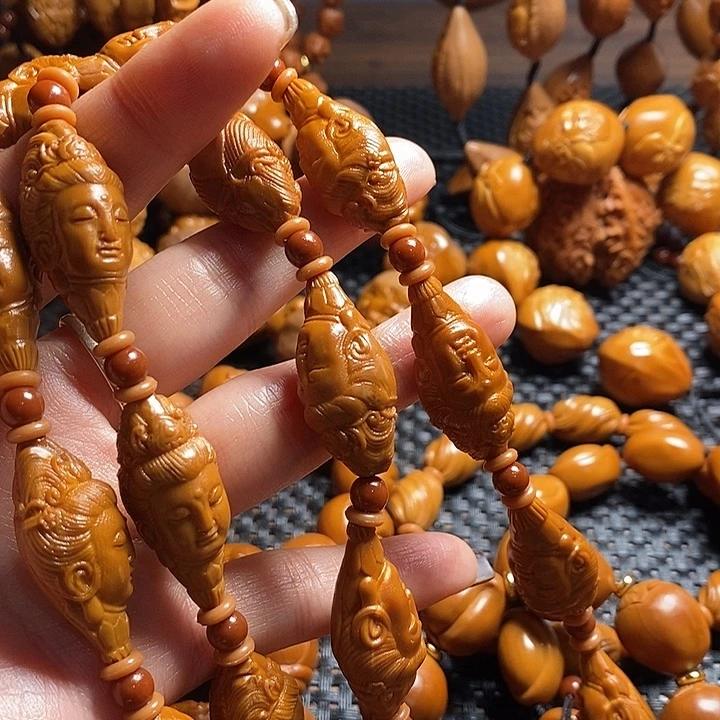 吊坠橄榄核柳叶观音