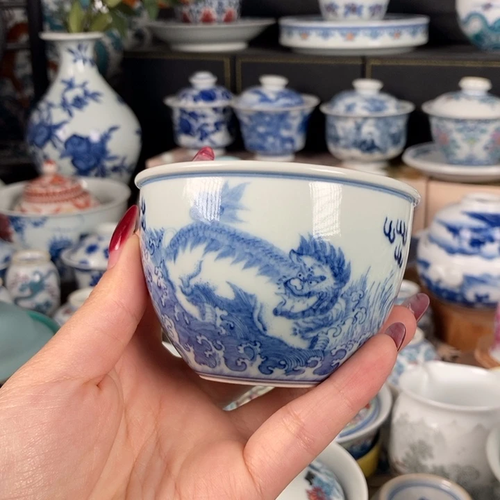 杯折葵非器狮子缸杯