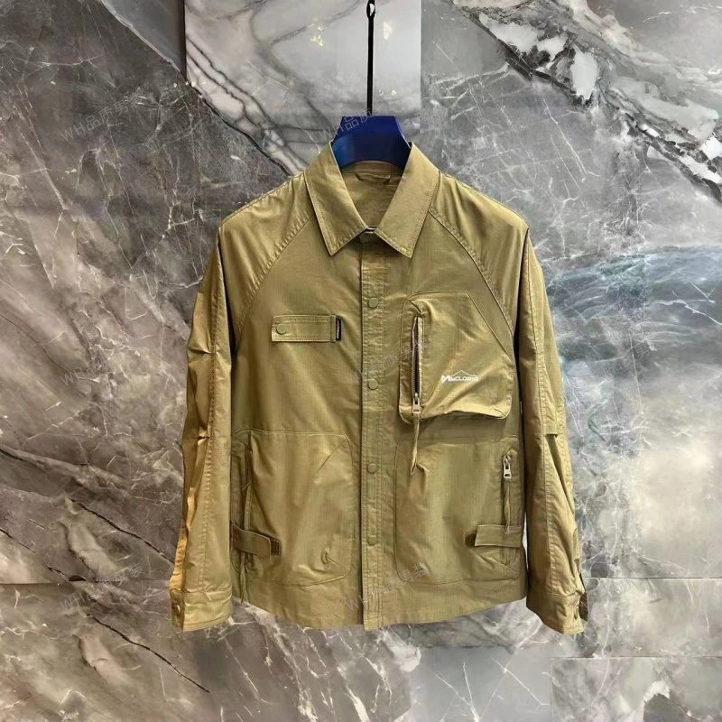 春秋百搭帅气韩版宽松工装翻领夹克外套8805