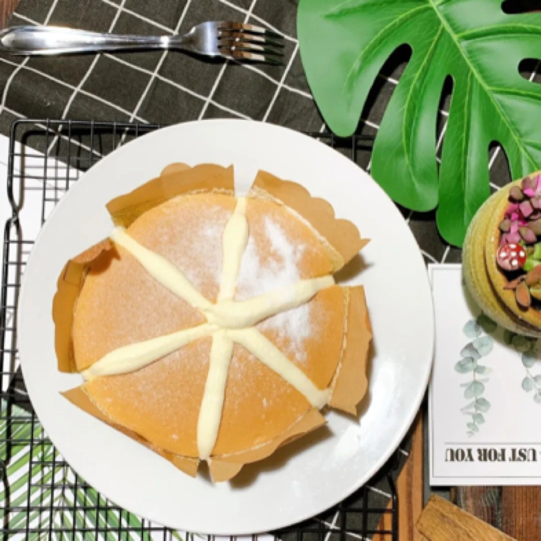 小满罐冰乳酪戚风蛋糕网红甜品