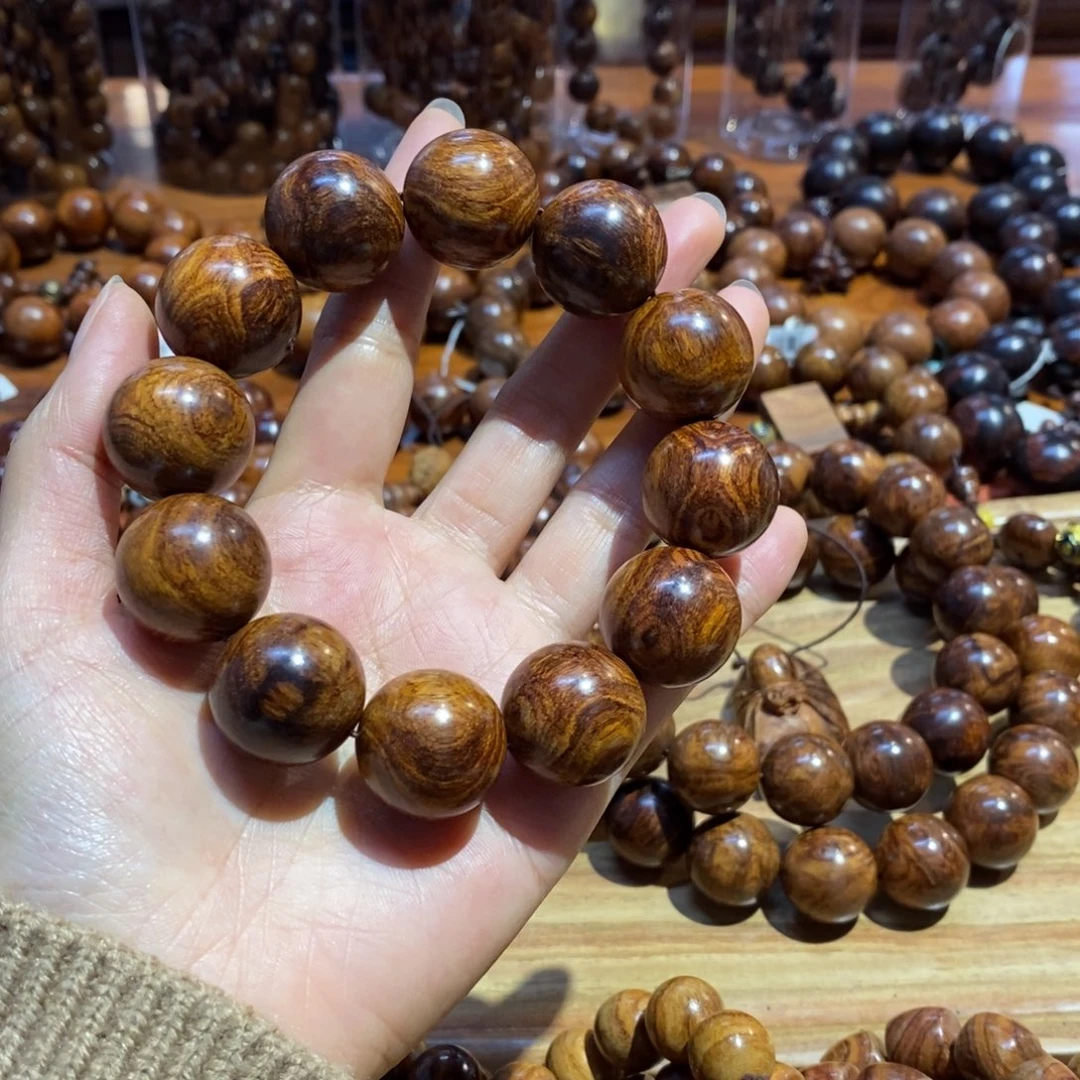 手串/手链黄花梨/降香黄檀昆****修老料鬼脸