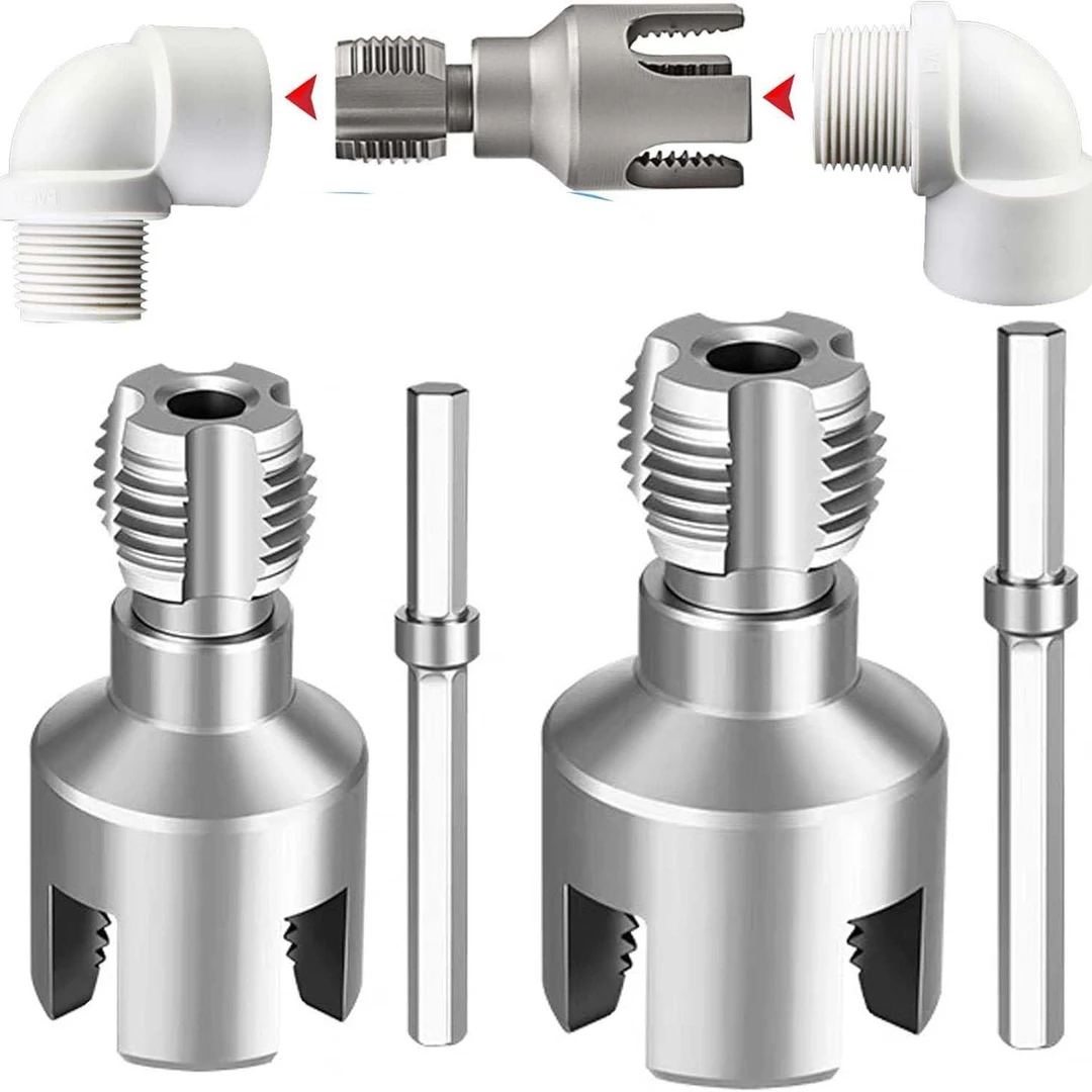 水管ppr管内外孔内丝外丝一体开丝器套丝4分6分水管PPR螺纹攻丝锥