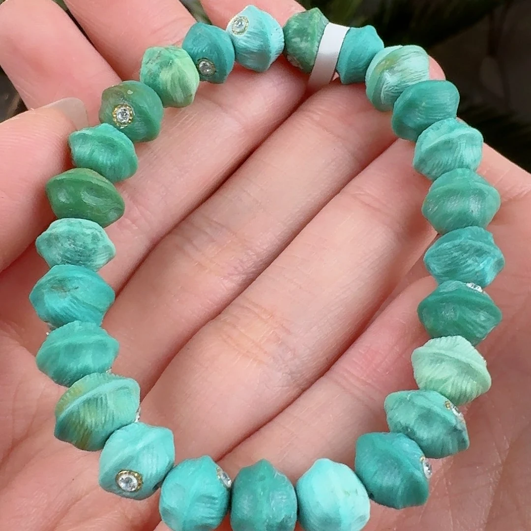 绿松石珠宝奇石未镶嵌