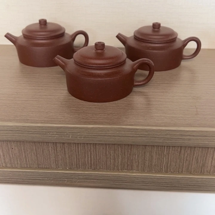 紫砂茶壶特练紫泥德钟95cc