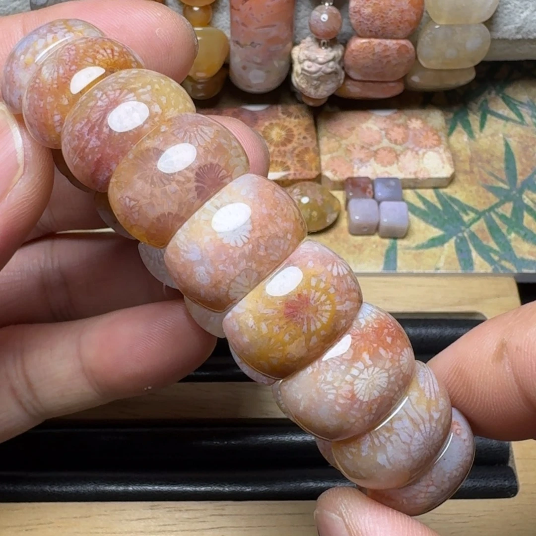 硅化玉纯天然色有机玉石保真色未镶嵌星*16片56