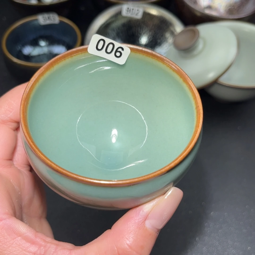 茶盏6 建盏单盏放大漏……