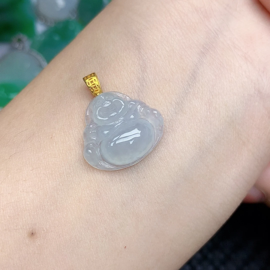 翡翠未镶嵌颈饰天然缅甸翡翠a货百元以上9元证书费自理