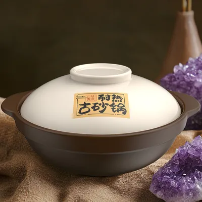 康舒干烧煲加高陶瓷砂锅耐高温煲仔饭汤锅炖锅焖锅烹饪明火大容量